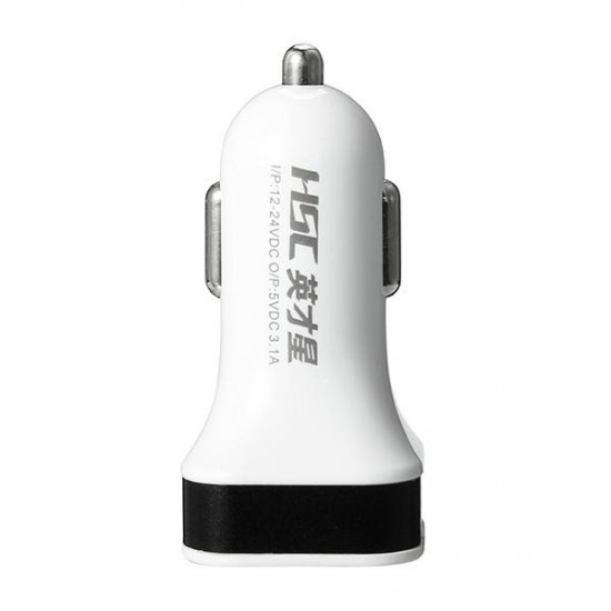 3.1A Power Dual USB Car Charger Mobile Phone Charger for YC-150 3.1A Power Dual USB Car Charger Mobile Phone Charger for YC-150