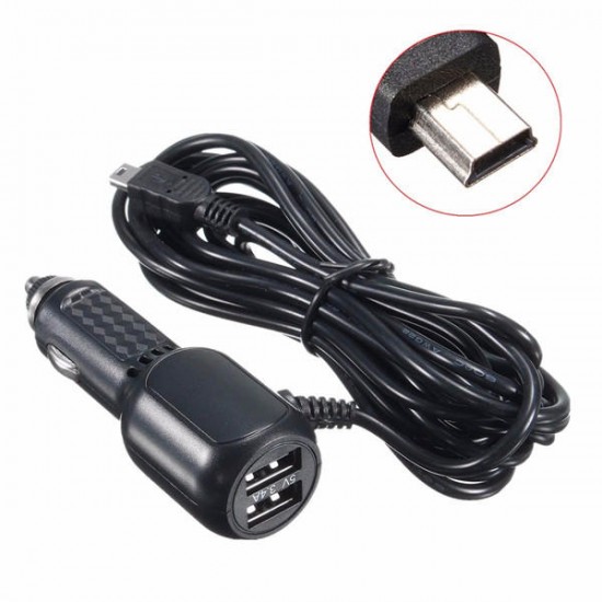 3.4A/5V Car Power Charger Mini USB 3.5m Cable for GPS Nuvi Nav Tablet PC 3.4A/5V Car Power Charger Mini USB 3.5m Cable for GPS Nuvi Nav Tablet PC