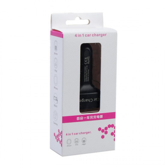 4 In 1 Car Charger Vehicle Voltage Ammeter With Double 3.1A USB Output 4 In 1 Car Charger Vehicle Voltage Ammeter With Double 3.1A USB Output