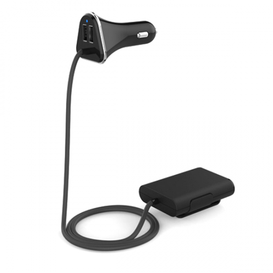 4 Ports USB Car Charger with Extending USB HUB for Front and Back Seat charging 4 Ports USB Car Charger with Extending USB HUB for Front and Back Seat charging