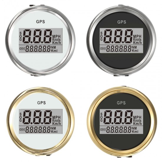 4 Types Auto Gauge Digital GPS Speedometer 52mm Speed Odometer Speed Chart 4 Types Auto Gauge Digital GPS Speedometer 52mm Speed Odometer Speed Chart