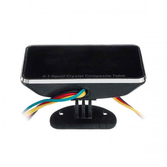4 in 1 LCD Car Digital ALARM Gauge Voltmeter Oil Pressure Fuel Water Temp 12-24v 4 in 1 LCD Car Digital ALARM Gauge Voltmeter Oil Pressure Fuel Water Temp 12-24v
