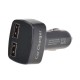 4 in 1 USB Car Charger Volt Meterr Monitor Thermometer Digital Display