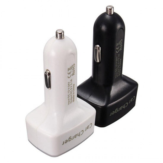 4In1 Car Charger Dual USB Voltage Current Tester Adapter For iPhone6