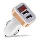 5V 2.1A Dual USB Car Charger Adapter Fast Charging with LED Display Screen