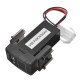 5V 2.1A USB Port Dashboard Volt Meterr Phone Charger for Nissan