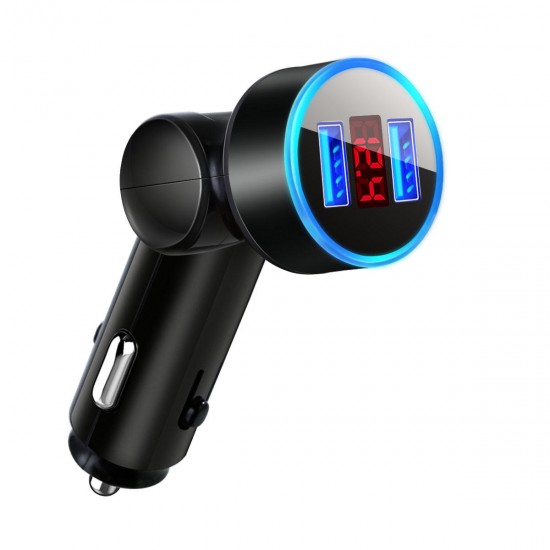 5V 3.1A Dual USB Rotatable Car Charger