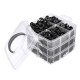 630 pcs 16 Kinds Plastic Car Body Push Pin Rivet Fastener Trim Moulding Clip Fastener Clip Kit 630 pcs 16 Kinds Plastic Car Body Push Pin Rivet Fastener Trim Moulding Clip Fastener Clip Kit