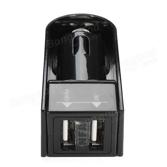 6553N Mini Elf 5V/2.1A Dual USB Car Charger For iPad Cell Phone