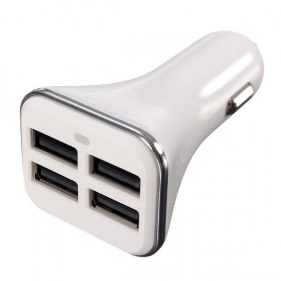 6.8A 4 Ports USB Car Charger Charging For iPhone 6 Plus Galaxy S6 S5 HTC M9 LG