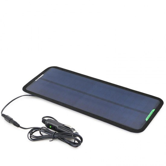 18V 5W Solar Panel Car Charger For Automobile Motorcycle Tractor Boat