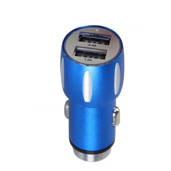 Aluminum Safety Hammer Dual Port Charger for All USB Interface Digital Devices