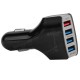 Fast Charging 4 USB Port Car Charger Adapter for Cellphone And Tablet Fast Charging 4 USB Port Car Charger Adapter for Cellphone And Tablet