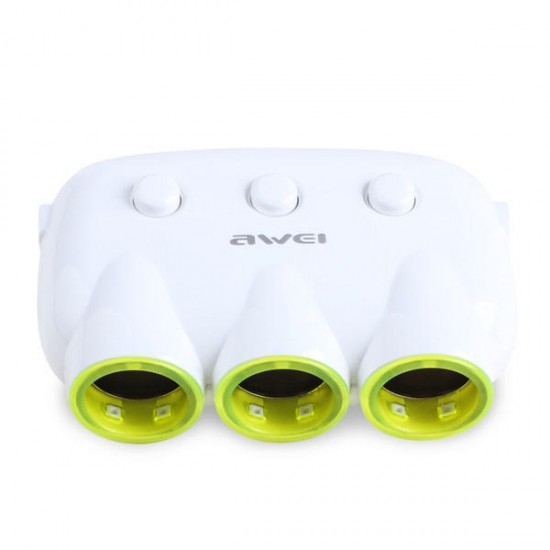 C-3S 120W 3 Way Charger Socket Splitter Car Charger Cigarette Lighter Adapter C-3S 120W 3 Way Charger Socket Splitter Car Charger Cigarette Lighter Adapter