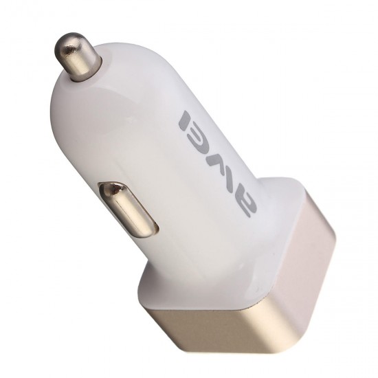 Metal Dual USB Quick Car Charger 5V 2.4A For iPhone SE/6S/6S Plus/6/6 Plus/Galaxy S7 Ipad