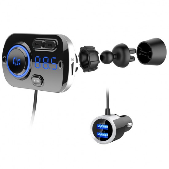 BC49BQ QC3.0 Fast Car Charger Voice Control bluetooth Handsfree MP3 Player Digital Lights BC49BQ QC3.0 Fast Car Charger Voice Control bluetooth Handsfree MP3 Player Digital Lights