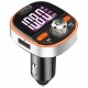 BC53 QC3.0 Fast Car Charger bluetooth MP3 Player FM Transmitter Colorful Atmosphere Light Display