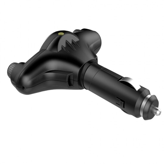 BT08 Big Eyes Double Head bluetooth 180° Rotation Car Charger BT08 Big Eyes Double Head bluetooth 180° Rotation Car Charger