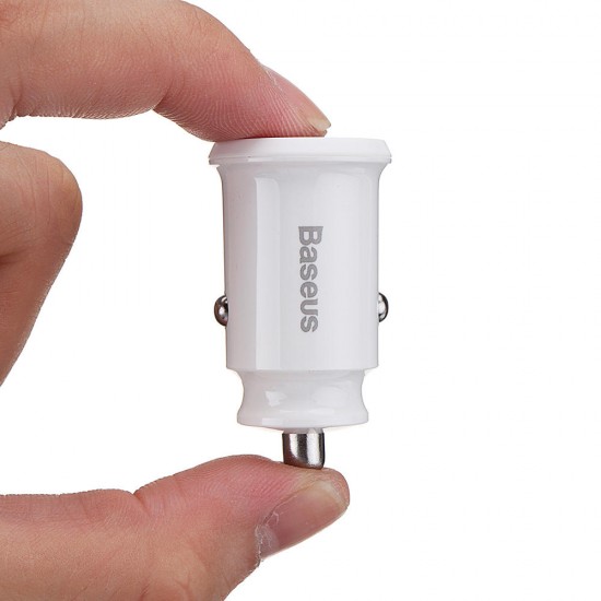 Mini Dual USB Port Smart Car Charger 5V 3.1A Fast Charging Adapter