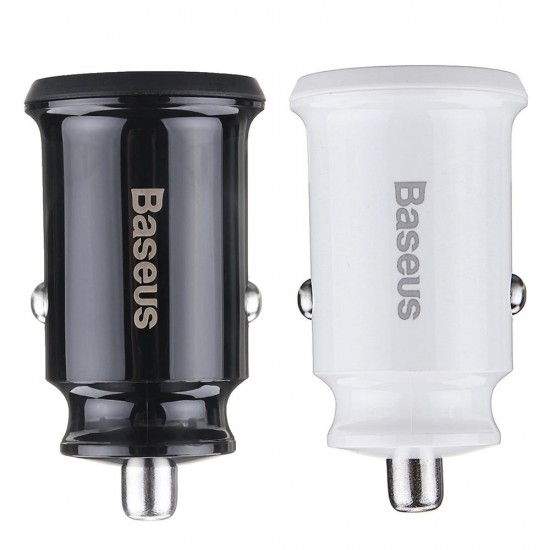 Mini Dual USB Port Smart Car Charger 5V 3.1A Fast Charging Adapter Mini Dual USB Port Smart Car Charger 5V 3.1A Fast Charging Adapter