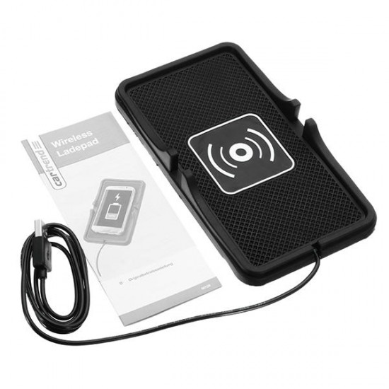 C6 Car Skid-proof Wireless Charger Launching Pad Phone Charger for iPhone X Samsung S8 Note8