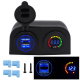 CS-489H1 4.2A Dual Usb Car Charger Color Screen Volt Meterr Battery Voltage Detection CS-489H1 4.2A Dual Usb Car Charger Color Screen Volt Meterr Battery Voltage Detection