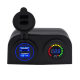 CS-489H1 4.2A Dual Usb Car Charger Color Screen Volt Meterr Battery Voltage Detection CS-489H1 4.2A Dual Usb Car Charger Color Screen Volt Meterr Battery Voltage Detection