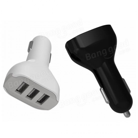 Car Charger 3 Port Three USB iPHone iPad Labtop Current Adapter 5V 5.2A 26W Car Charger 3 Port Three USB iPHone iPad Labtop Current Adapter 5V 5.2A 26W