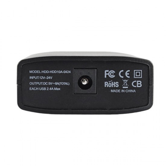 Car Charger 4 Port Vehicle Adapter for iPhone iPad Mobile Samsung HTC Mp4 GPS 8A 40W Intelli Car Charger 4 Port Vehicle Adapter for iPhone iPad Mobile Samsung HTC Mp4 GPS 8A 40W Intelli