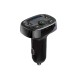 Car Charger Handsfree FM Transmitter Bluetooth MP3 Player Dual USB Charging