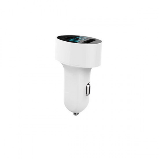 Car Dual Charger with Voltage Display Intelligent USB Output Car Dual Charger with Voltage Display Intelligent USB Output