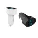 Car Dual Charger with Voltage Display Intelligent USB Output Car Dual Charger with Voltage Display Intelligent USB Output