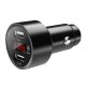 Car GPS Tracker Locator Real Time Tracking Device Dual USB Car Charger Voltmeter
