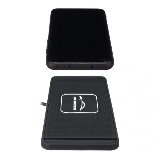 Car Wireless Charger Pad With Anti Skid Rubber Base