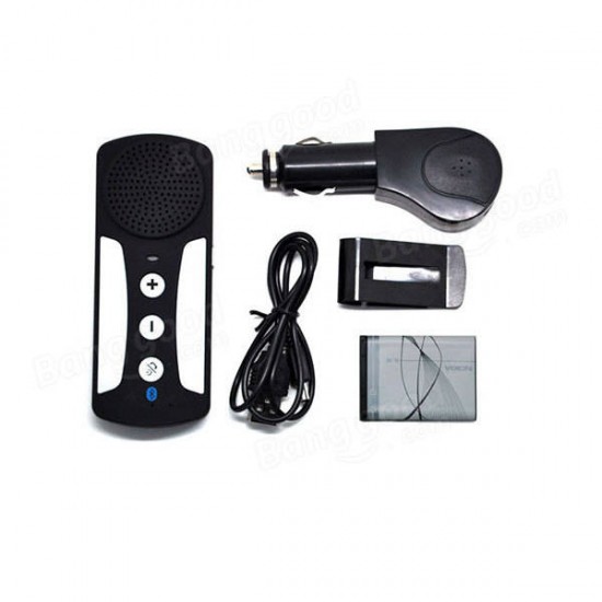 Car Wireless 0605 V3.0 Visor Speaker Phone Hands-Free Car Kit CBW