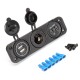 DC 12V Dual Usb Charger Car Cigarette Lighter Socket Lighter Adapter Outlet Volt Meterr DC 12V Dual Usb Charger Car Cigarette Lighter Socket Lighter Adapter Outlet Volt Meterr