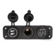 DC 12V Dual Usb Charger Car Cigarette Lighter Socket Lighter Adapter Outlet Volt Meterr DC 12V Dual Usb Charger Car Cigarette Lighter Socket Lighter Adapter Outlet Volt Meterr
