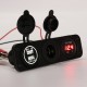 DC 12V Dual Usb Charger Car Cigarette Lighter Socket Lighter Adapter Outlet Volt Meterr DC 12V Dual Usb Charger Car Cigarette Lighter Socket Lighter Adapter Outlet Volt Meterr