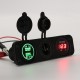 DC 12V Dual Usb Charger Car Cigarette Lighter Socket Lighter Adapter Outlet Volt Meterr DC 12V Dual Usb Charger Car Cigarette Lighter Socket Lighter Adapter Outlet Volt Meterr