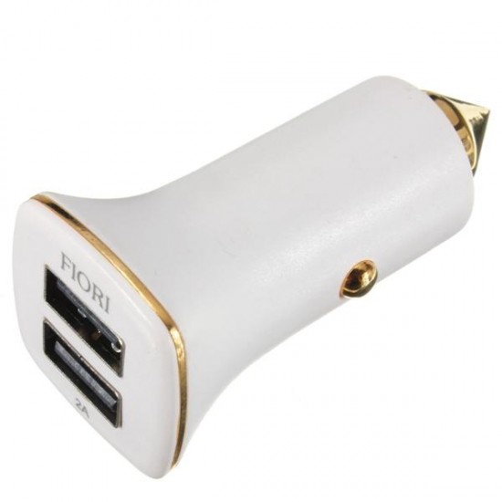 Dual USB Car Charger Power Adapter Cigarette Lighter Socket 12V 24V Dual USB Car Charger Power Adapter Cigarette Lighter Socket 12V 24V