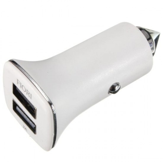 Dual USB Car Charger Power Adapter Cigarette Lighter Socket 12V 24V