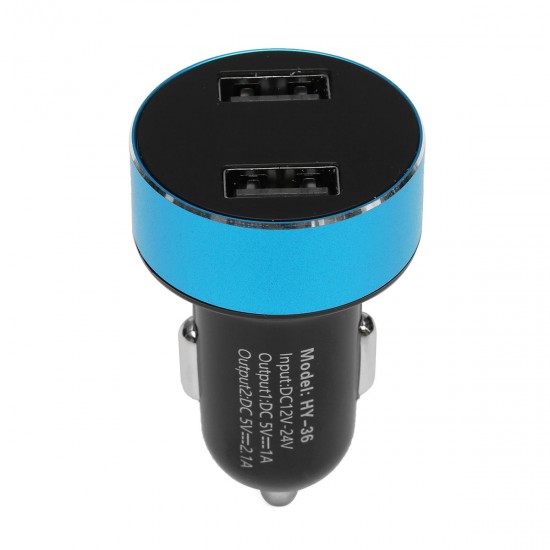 Dual USB Car Fast Charger Adapter LED Display for Phone Universal