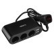 Dual USB Port 3 Way Auto Car Charger Car Cigarette Lighter Socket Splitter Adapter Dual USB Port 3 Way Auto Car Charger Car Cigarette Lighter Socket Splitter Adapter