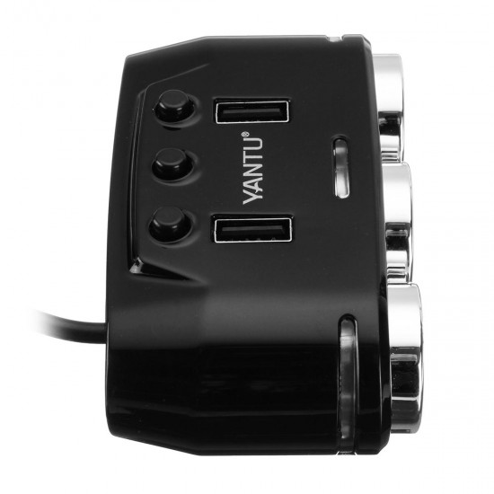 Dual USB Port 3Way Auto Car Charger Cigarette Lighter Socket DC 12V Plug Adapter Dual USB Port 3Way Auto Car Charger Cigarette Lighter Socket DC 12V Plug Adapter