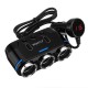 Dual USB Port 3Way Auto Car Charger Cigarette Lighter Socket DC 12V Plug Adapter Dual USB Port 3Way Auto Car Charger Cigarette Lighter Socket DC 12V Plug Adapter