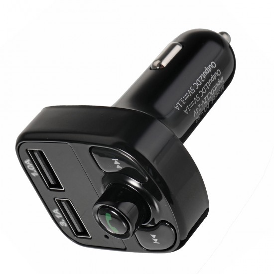 Dual Usb Car Charger MP3 Audio Player bluetooth Car Kit FM Transimittervs Hands Free Phone Charger Dual Usb Car Charger MP3 Audio Player bluetooth Car Kit FM Transimittervs Hands Free Phone Charger