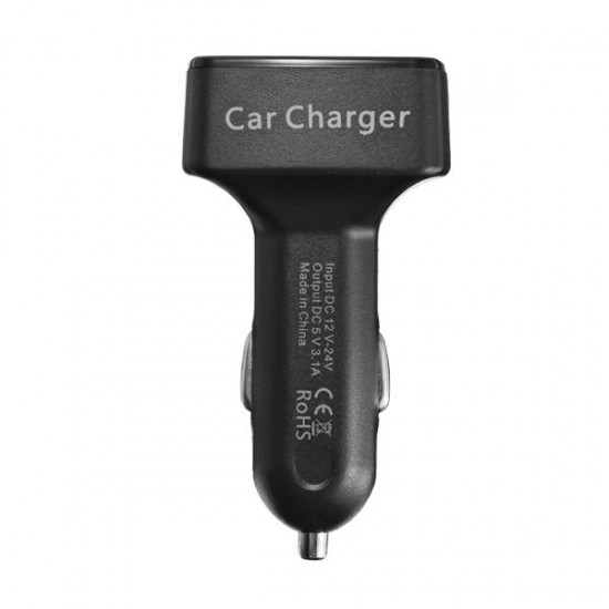 EC2 4 in 1 Dual USB Car Charger Adapter 3.1A Bullet Car Charger for Mobile Phone EC2 4 in 1 Dual USB Car Charger Adapter 3.1A Bullet Car Charger for Mobile Phone