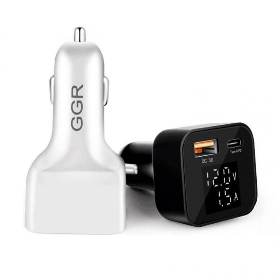 KH108 QC3.0 PD 3000mA 36W Multifunction Car Charger