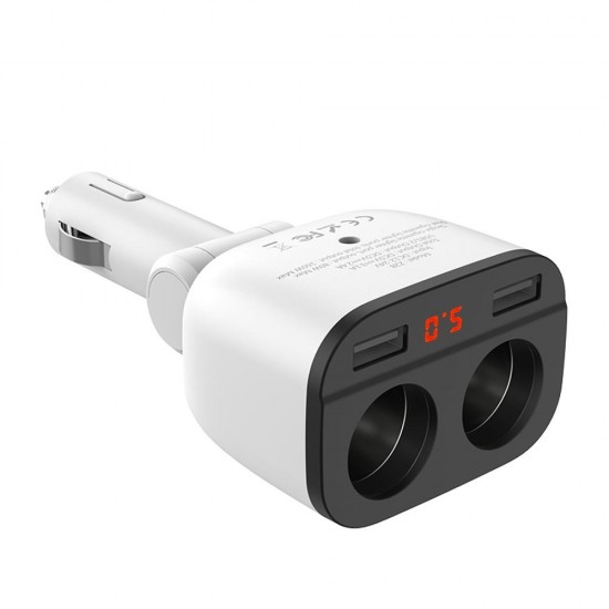 Z28 Dual USB Car LED Mobile Phone Charger 3.1A Charger Digital Display Car Charger Z28 Dual USB Car LED Mobile Phone Charger 3.1A Charger Digital Display Car Charger