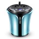 108D Gray Blue Car Charger With Digital Voltage